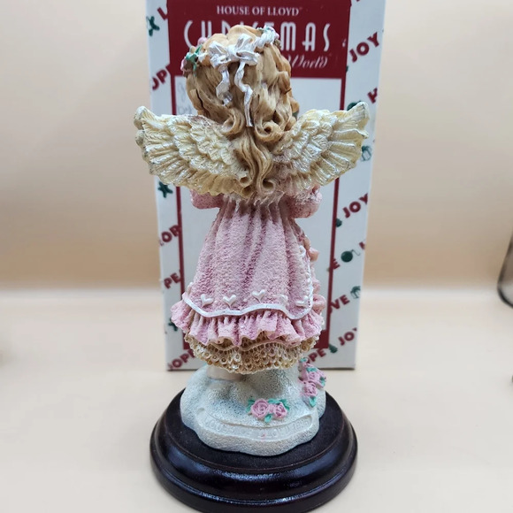 1996 House Of Lloyd Christmas Around The World The Giving Angel 6 Inch - Picture 3 of 7